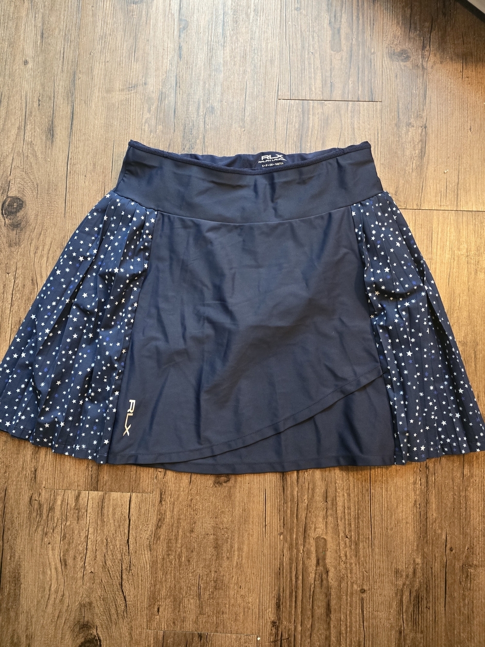 Ralph Lauren Navy RLX Star-Panel Skort
